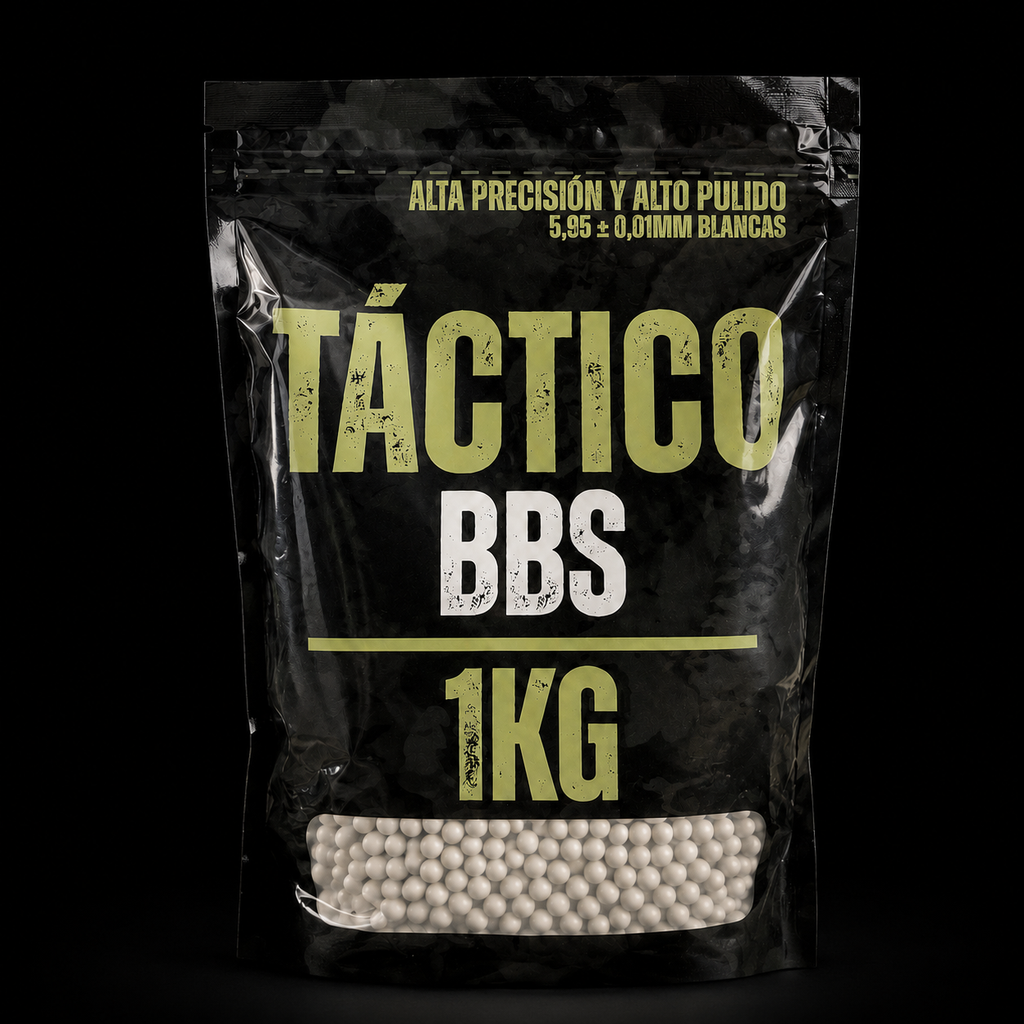Balines Airsoft 0.30g 1KG — Alta Precisión — Táctico BBS